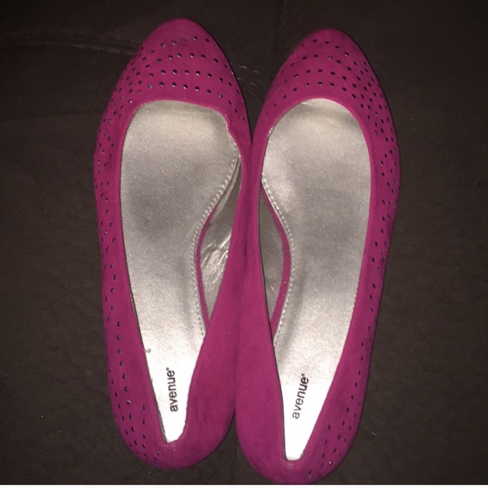 Magenta flats 💗